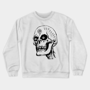 Skull 8 Ball Eyes Crewneck Sweatshirt